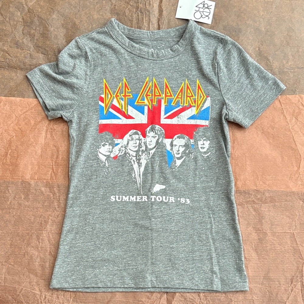 Chaser Graphic Tee Def Leppard S NWT